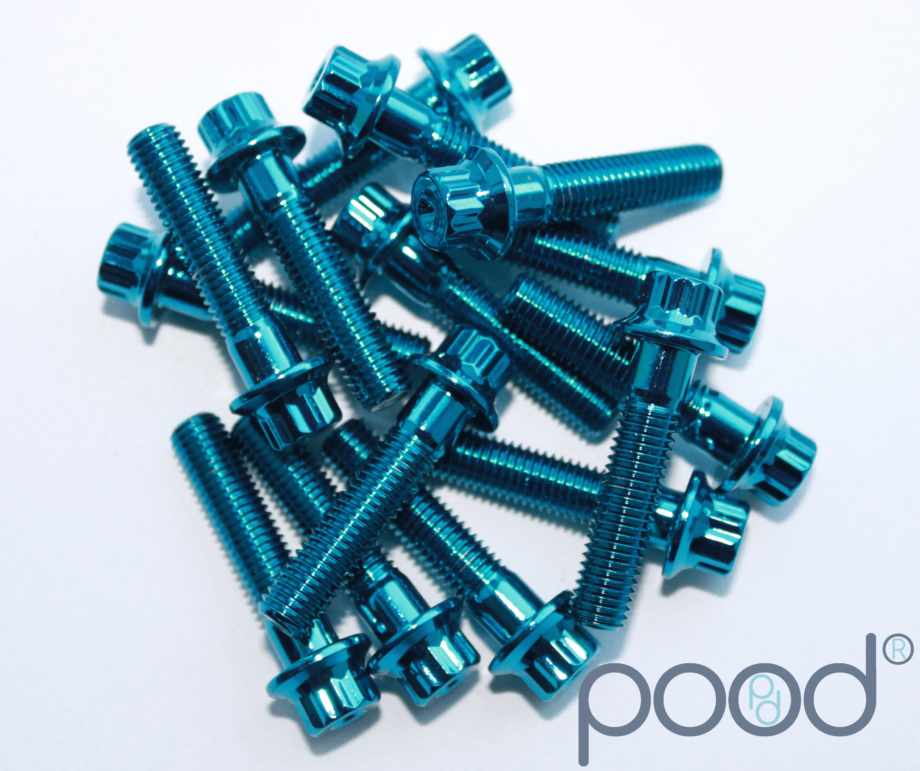 M7x32mm Bolt - Blue