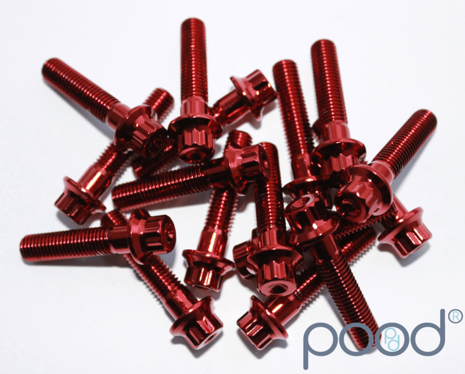M7x32mm Bolt - Red